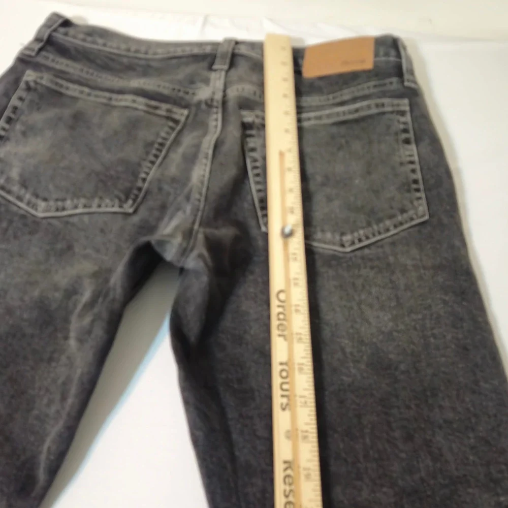 Madewell Jeans Mens‎ 34x34 Black Slim Fit Faded Dark Wash Denim Pants